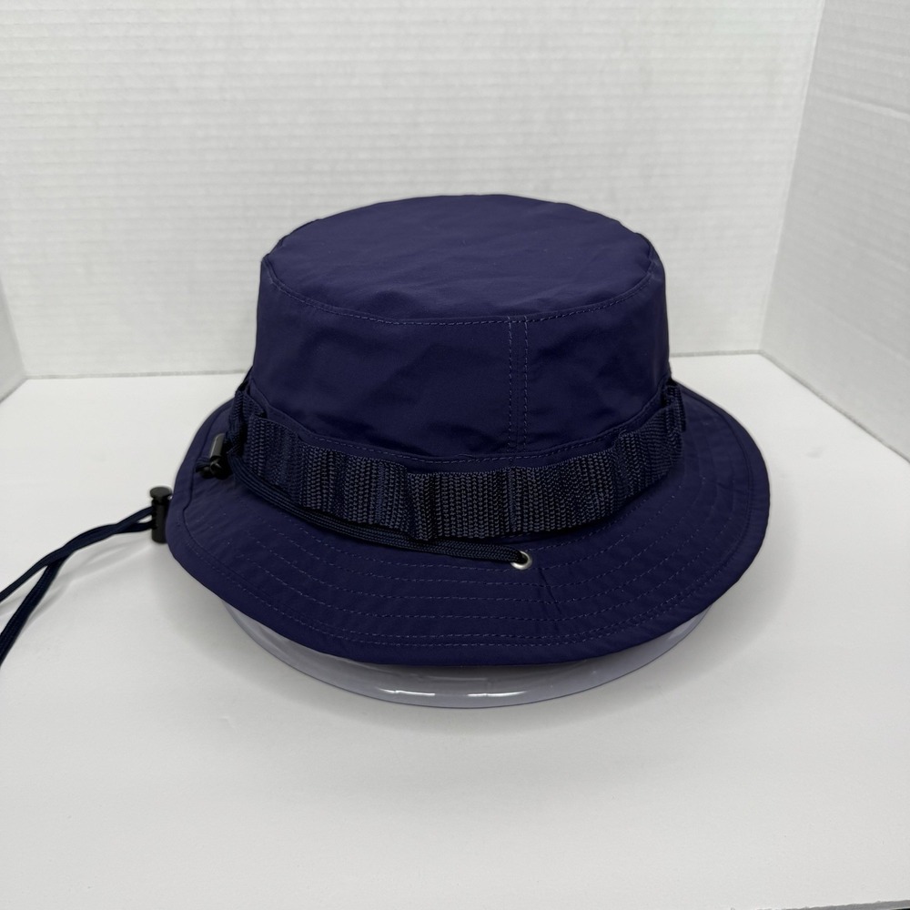 J.Crew Men's Sz S/M Deep Indigo Purple Mini Boonie Hat Fleece Lined BJ132